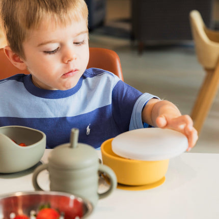 Silicone Suction Bowl with Lid