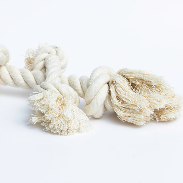 Small Cotton Rope Dog Toy CORAL CRUSH