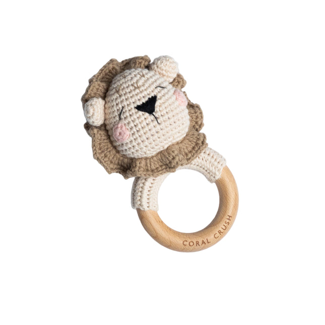 Crochet Lion Rattle