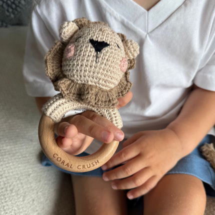 Crochet Lion Rattle