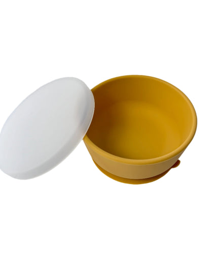 Baby Silicone Suction Bowl with Lid